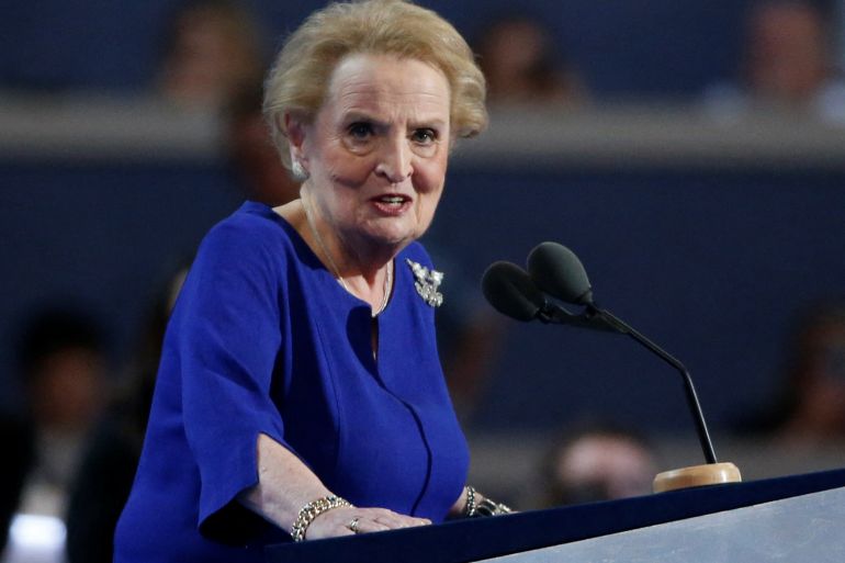 Madeleine Albright alive and kicking