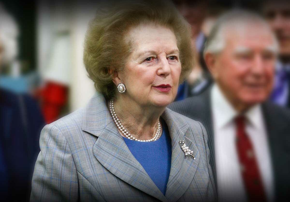 Margaret Thatcher alive and kicking
