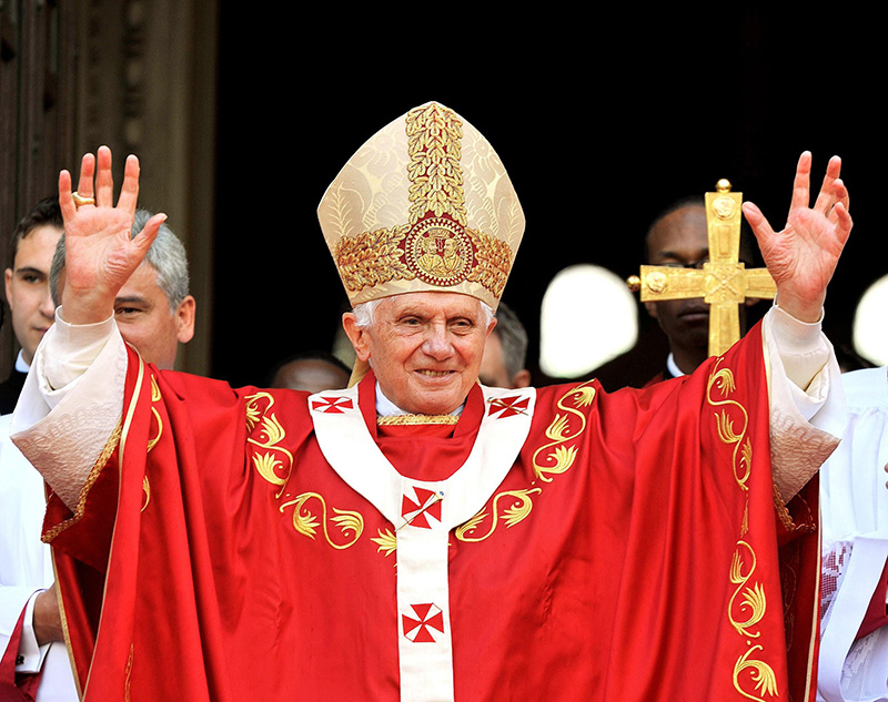 Pope Benedict alive and kicking