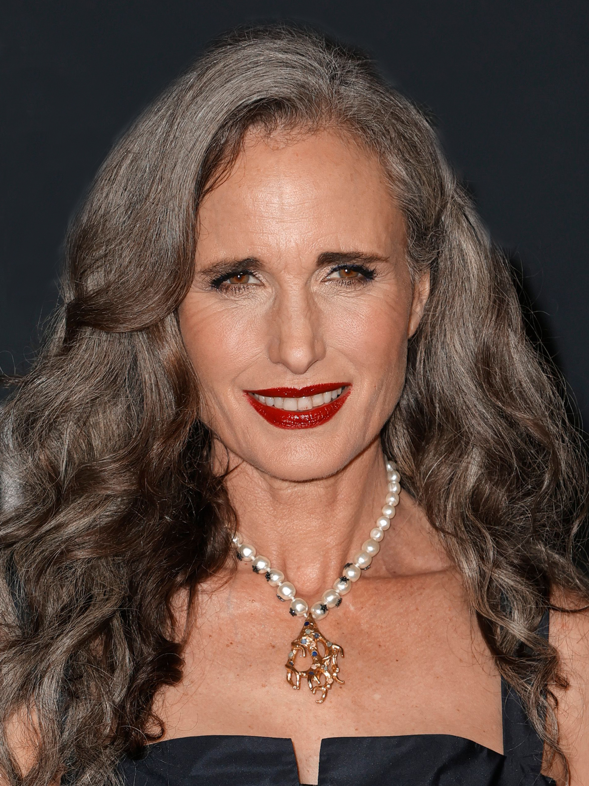 Andie MacDowell  alive and kicking